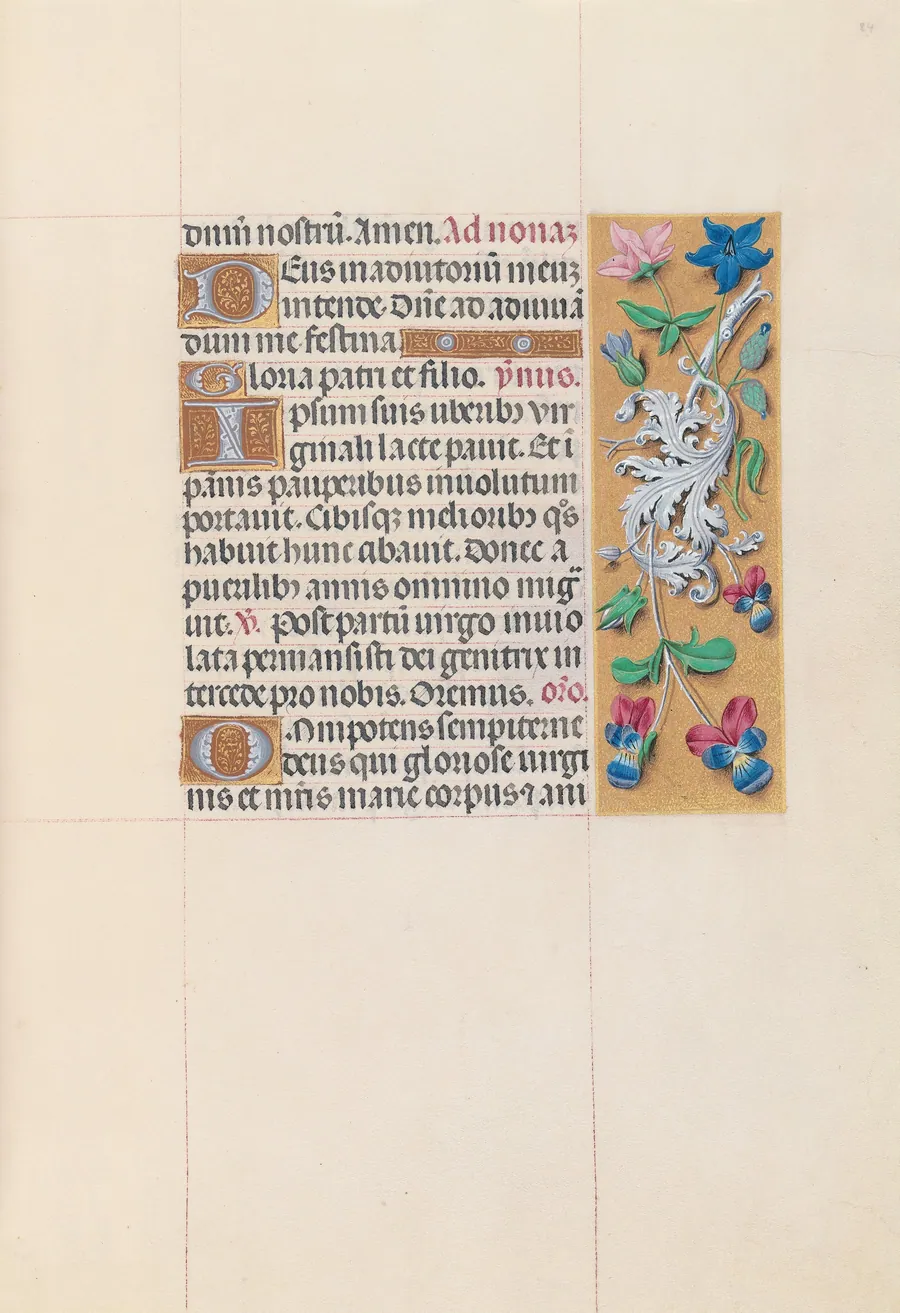 Hours of Queen Isabella the Catholic, Queen of Spain:  Fol. 84r by Master of the First Prayerbook of Maximillian
