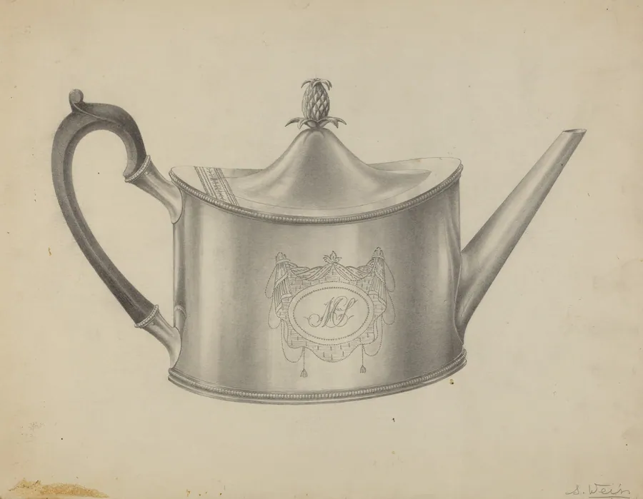 Silver Teapot by Simon Weiss