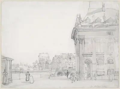 Ile de la Cité from the Institut, Paris