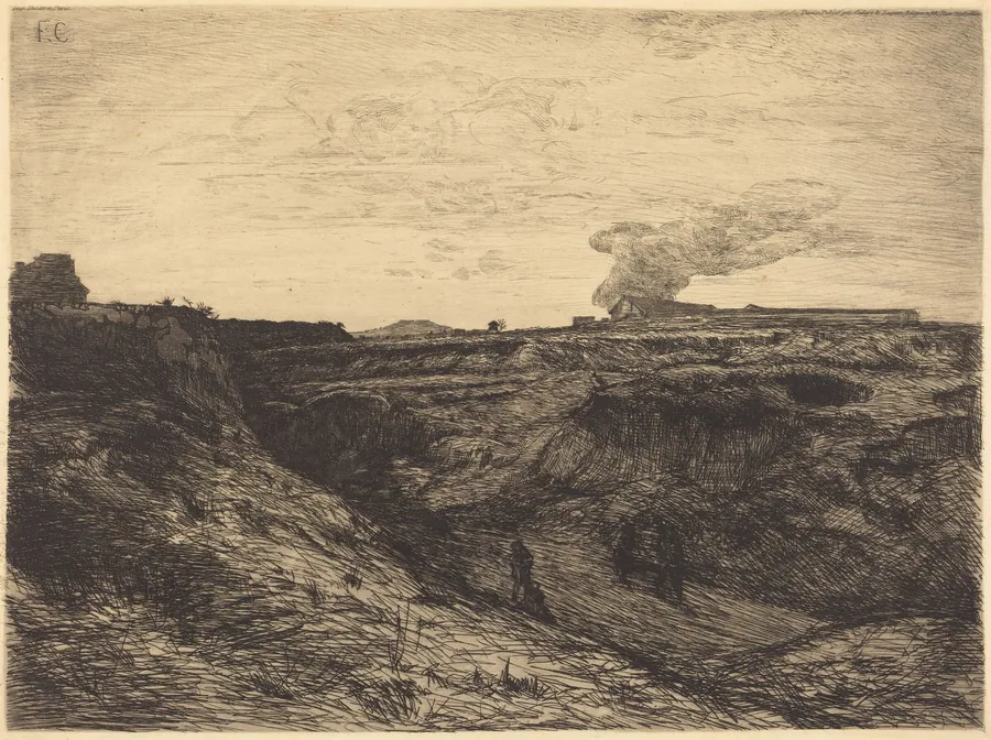 Quarry near Montmartre by François-Nicolas Chifflart