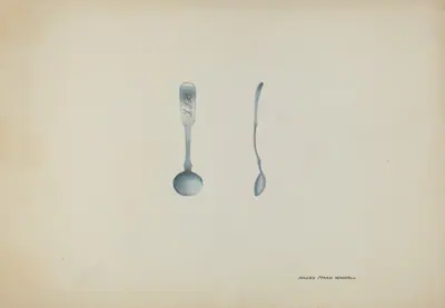 Silver Salt Spoon