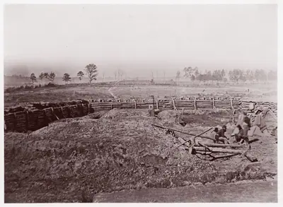 Rebel Fortifications in front of Atlanta