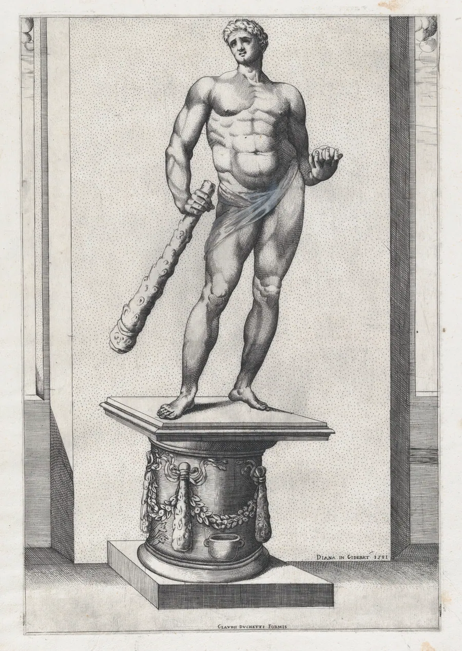 Hercules with the apples of the Hesperides by Claudio Duchetti