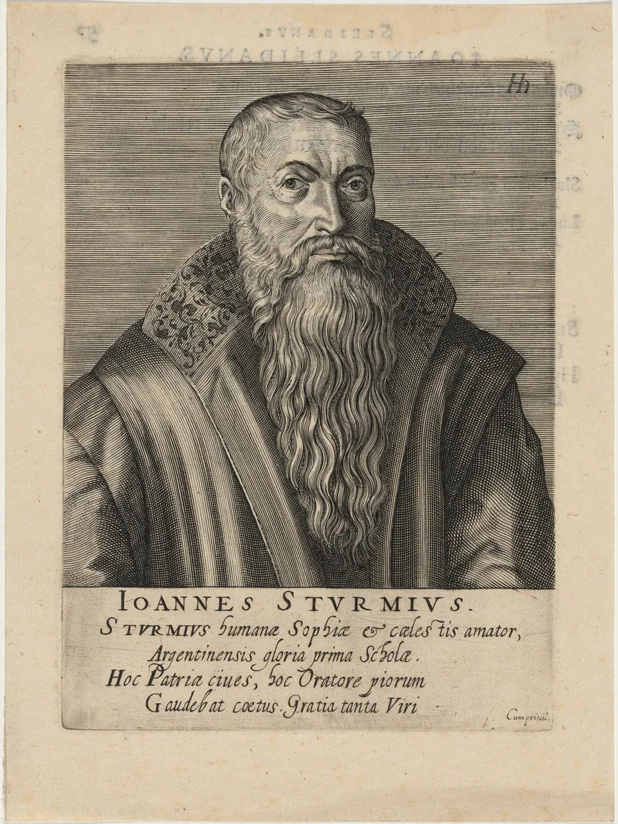 Joannes Sturmius by Hendrik Hondius I