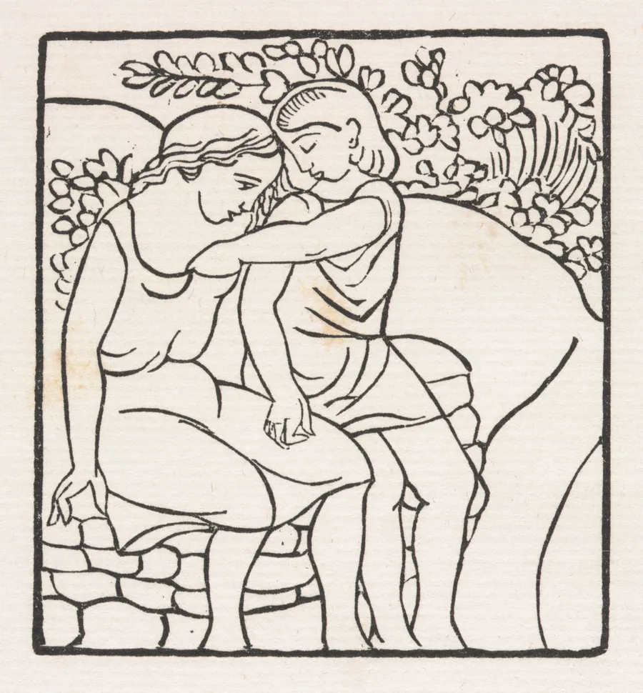 Daphnis and Chloe: Daphnis and Chloe at Play by Aristide Maillol