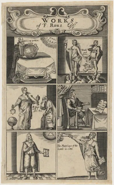 Title Page to F. Rous' Works