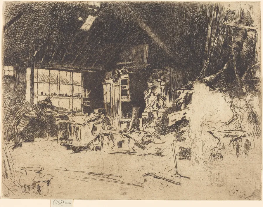 The Smithy by James McNeill Whistler