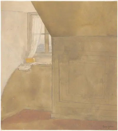 A Corner of the Artist's Room, Rue Terre Neuve, Meudon