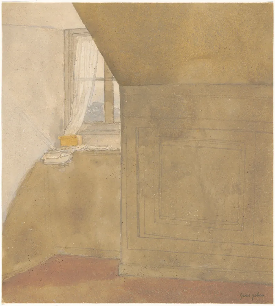 A Corner of the Artist's Room, Rue Terre Neuve, Meudon by Gwen John