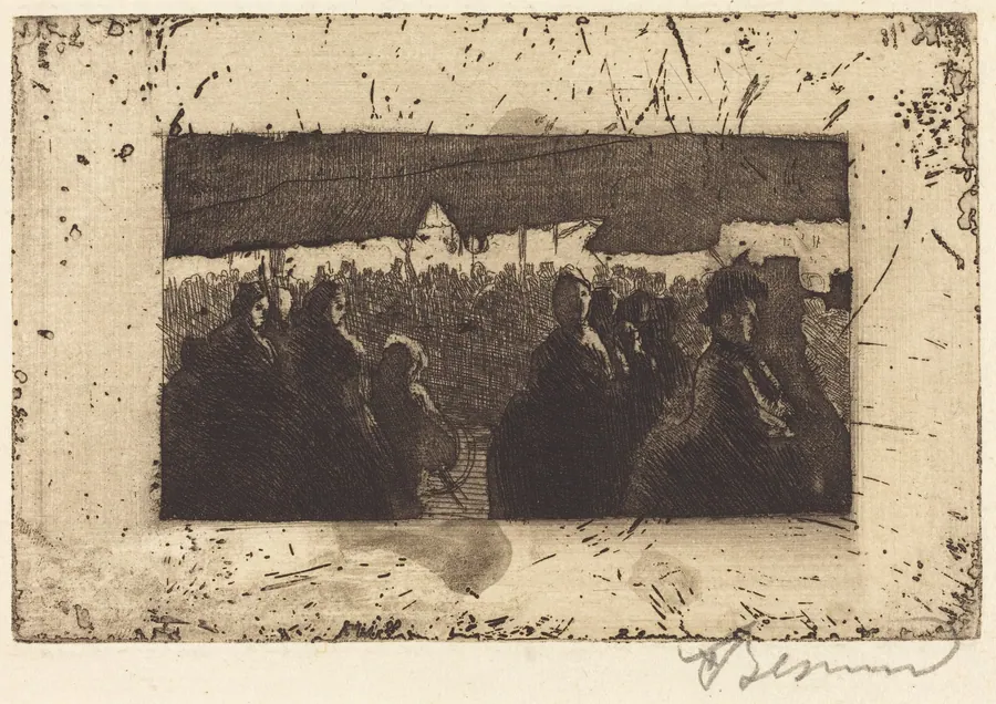 Neuilly Fair (La Foire de Neuilly) by Albert Besnard