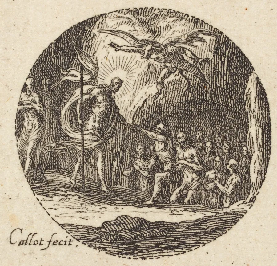 Christ in Limbo by Jacques Callot