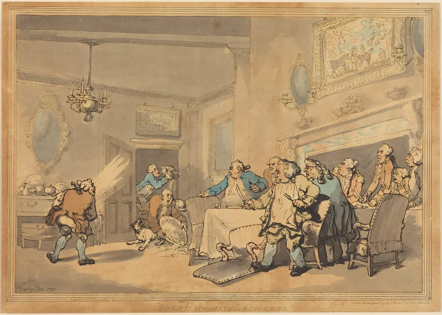 The Disappointed Epicures by Thomas Rowlandson