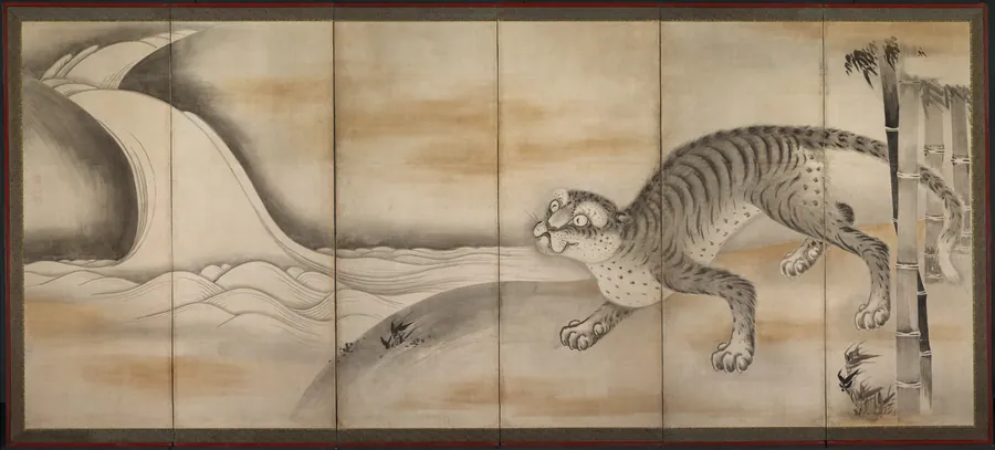 Tiger by Soga Nichokuan