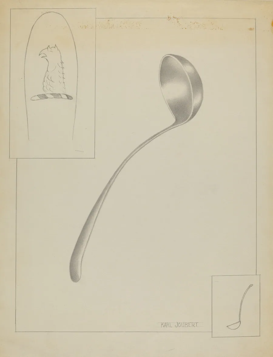 Silver Ladle by Karl Joubert