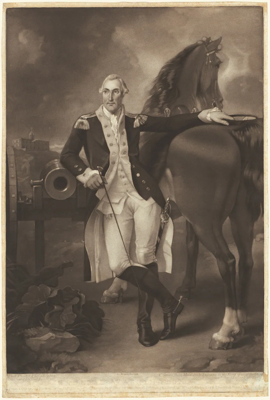 George Washington by Valentine Green