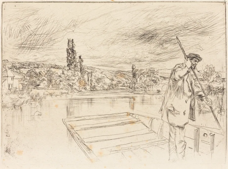 The Punt by James McNeill Whistler