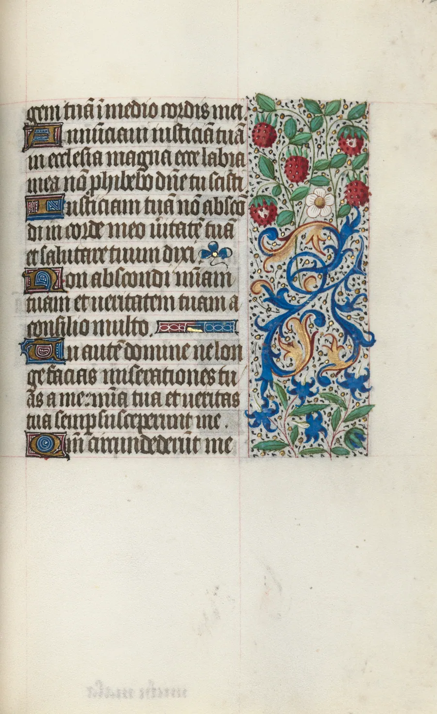 Book of Hours (Use of Rouen): fol. 126r by Master of the Geneva Latini