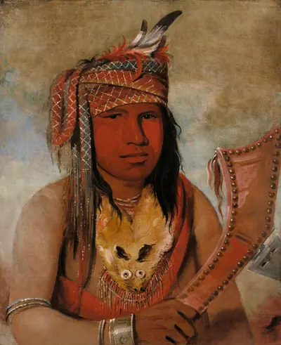 I-an-be-w'ah-dick, Male Caribou, a Brave