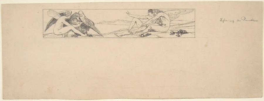 The Release of Prometheus by Max Klinger