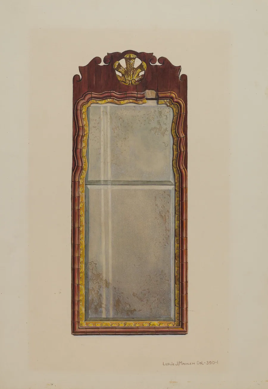 Queen Anne Mirror by Leslie Macklem