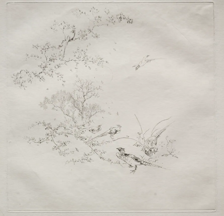 Parisian Service (Haviland service): Fog (no. 1) by Félix Bracquemond