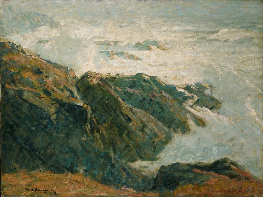 Sun and Storm by Paul Dougherty, born Brooklyn, NY 1877-died Palm Springs, CA 1947