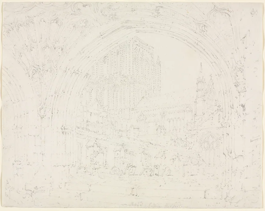 Hereford Cathedral by Joseph Mallord William Turner