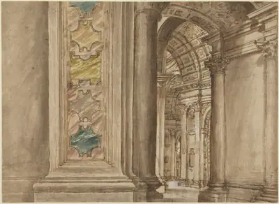 The Interior of Saint Peter's, Rome