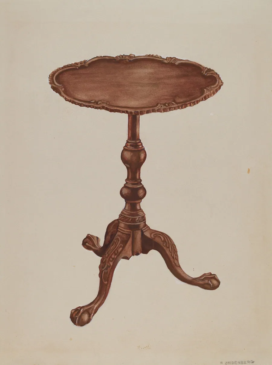 Tripod Table by Arthur Zaidenberg