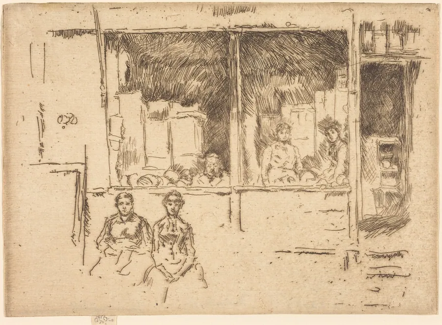 Melon-Shop, Hounsditch by James McNeill Whistler