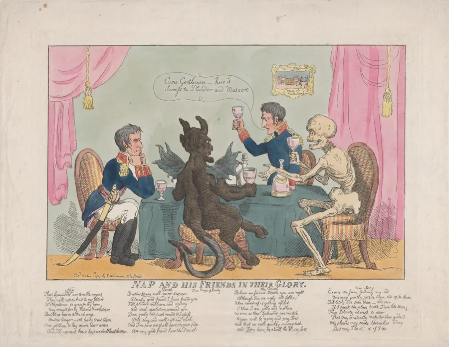 Nap and His Friends in their Glory by Napoléon Bonaparte