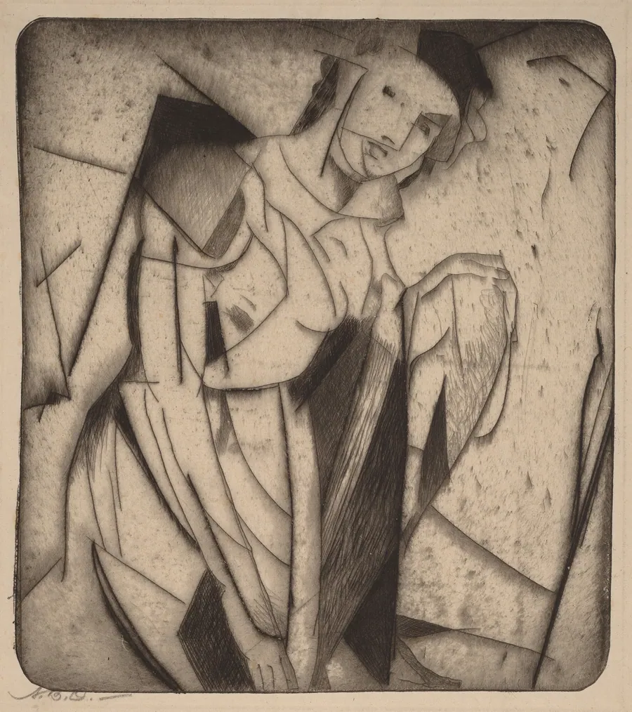 Figure in Glass by Arthur B. Davies