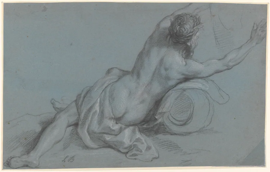 Reclining River God by Louis de Boullogne the Younger