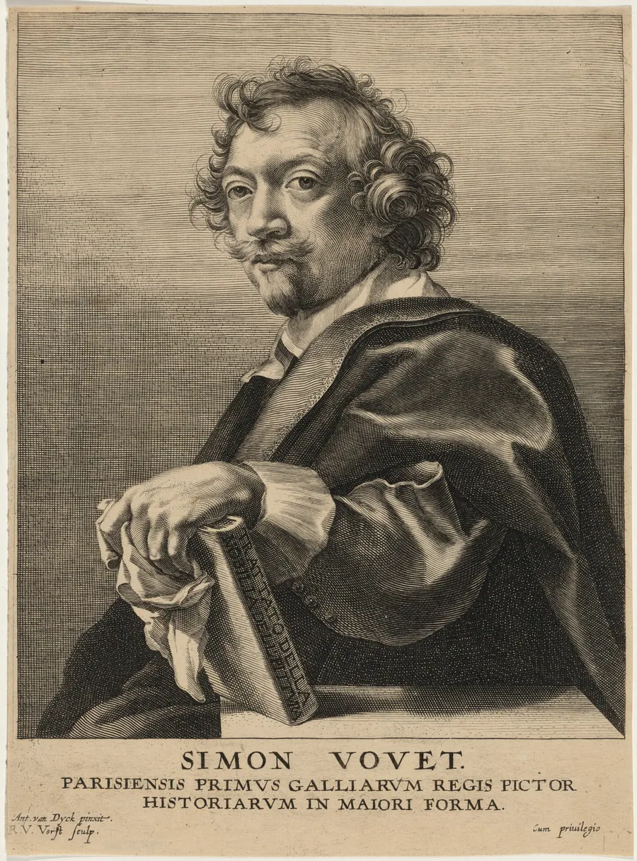 Simon Vouet by Robert van Voerst