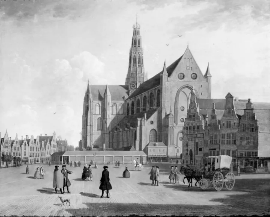 Grootekerk i Haarlem by Jan ten Compe