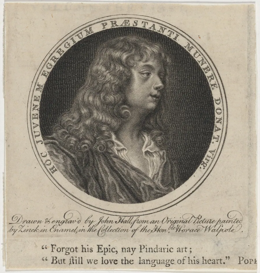 Abraham Cowley by John Hall
