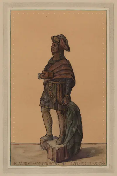 Wooden Indian