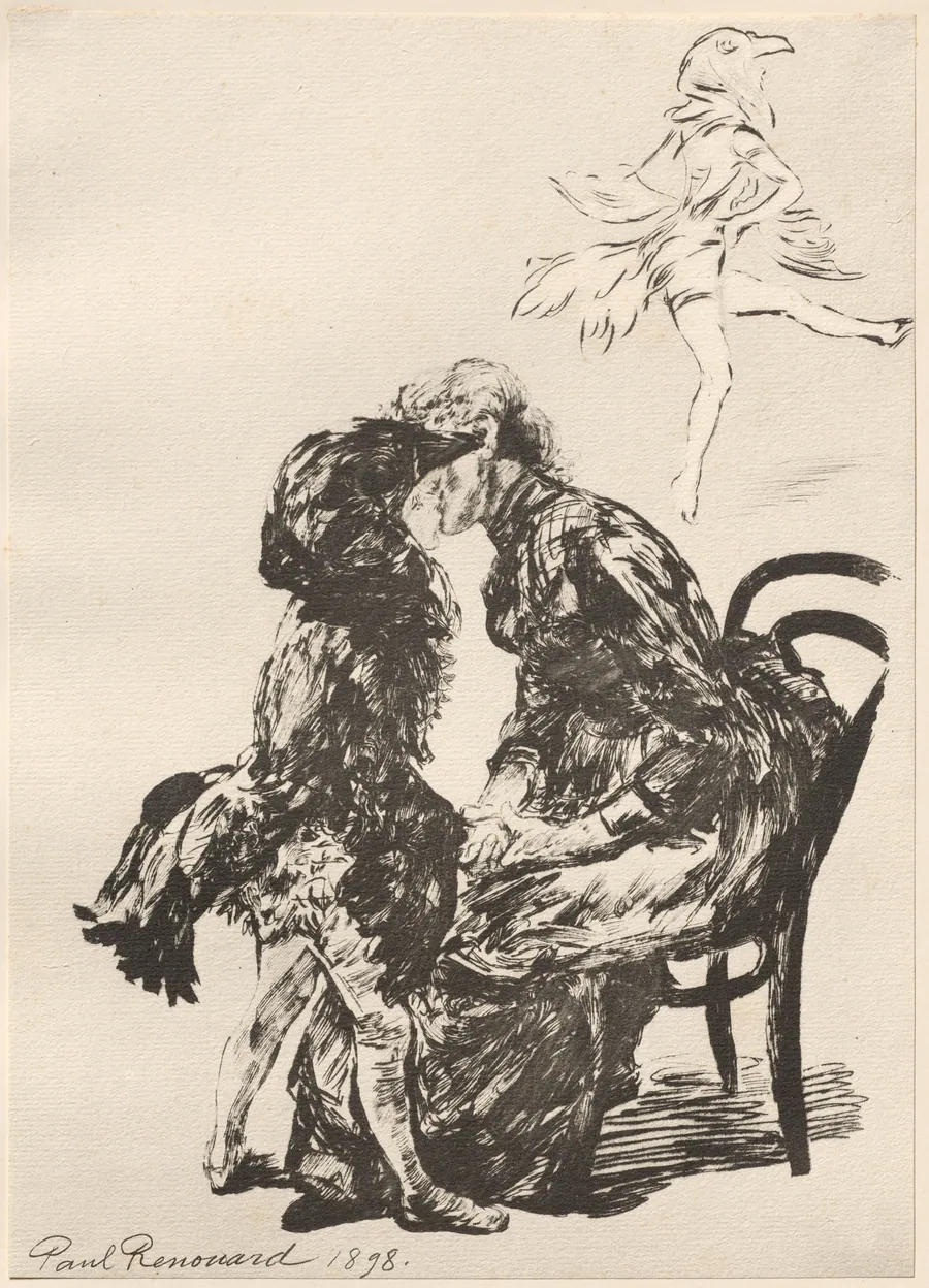 Avant Le Ballet by Charles Paul Renouard