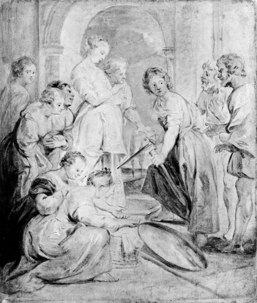 Achilleus og Lycomedes' Døtre by Ubekendt