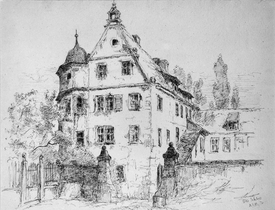 Old Schloss, Germany by Andrew Fisher Bunner