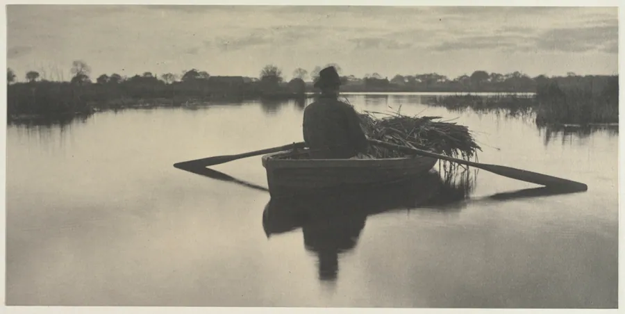 Rowing Home the Schoof-Stuff by Peter Henry Emerson