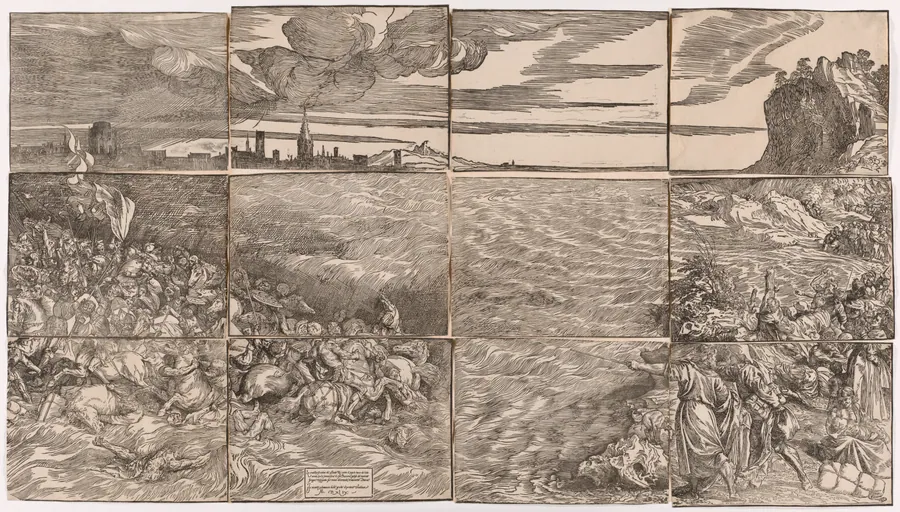 The Submersion of Pharaoh's Army in the Red Sea by Titian