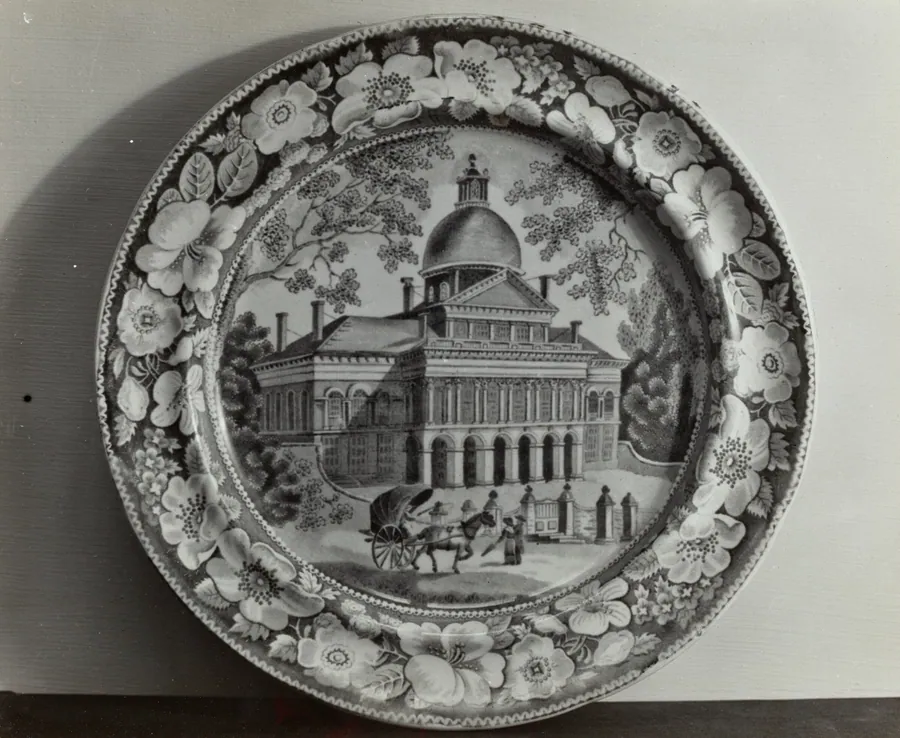 Plate - "State House, Boston" by Helmut Hiatt
