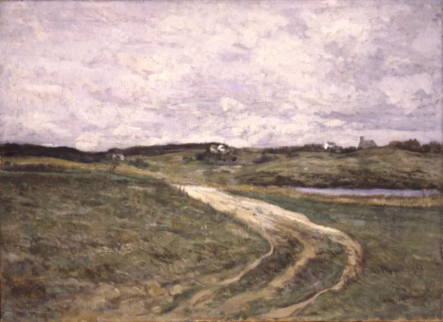 Plymouth Hills by John W. Beatty, born Pittsburgh, PA 1851-died Clifton Springs, NY 1924