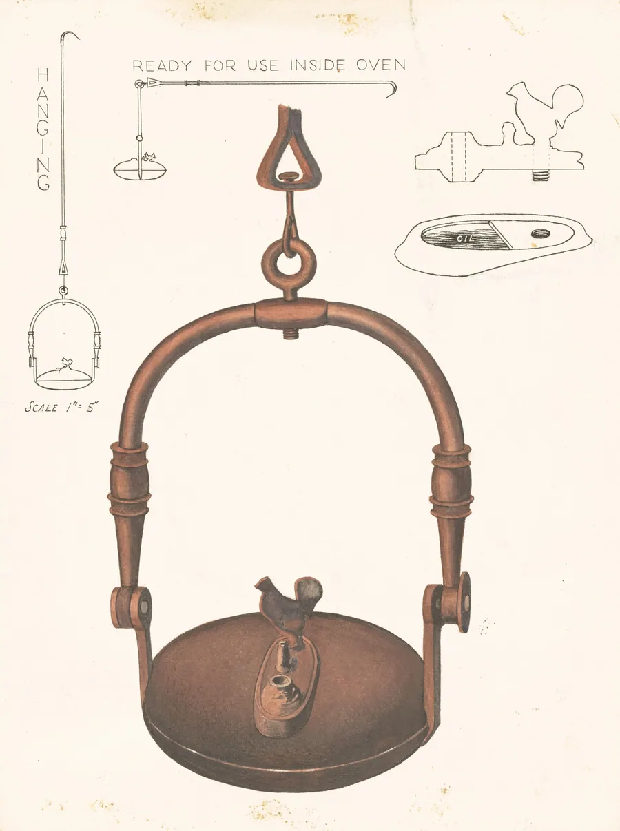 Amana Baker's Oven Lamp by Frank Eiseman