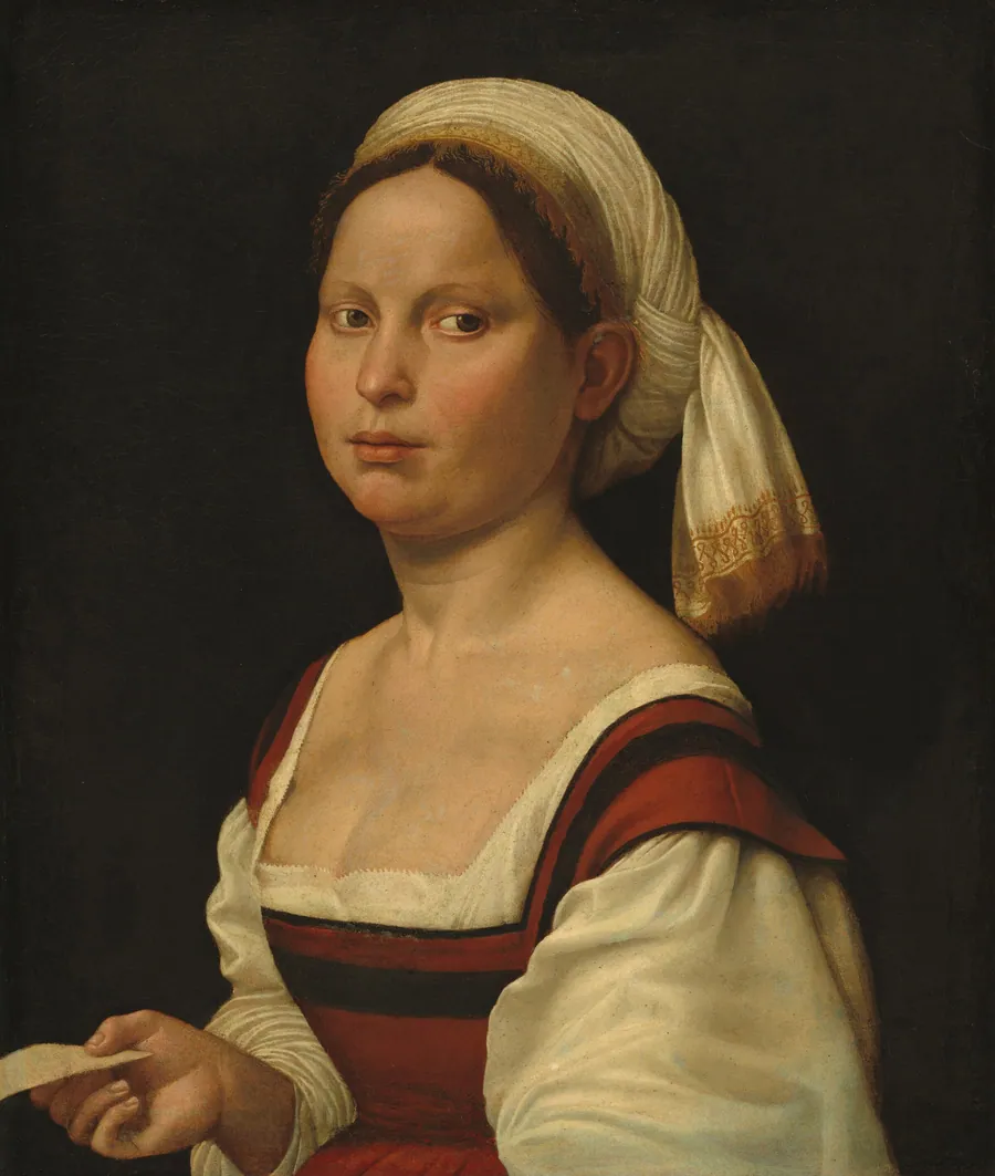 Portrait of a Young Woman by Giuliano Bugiardini