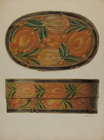 Pa. German Cap Box