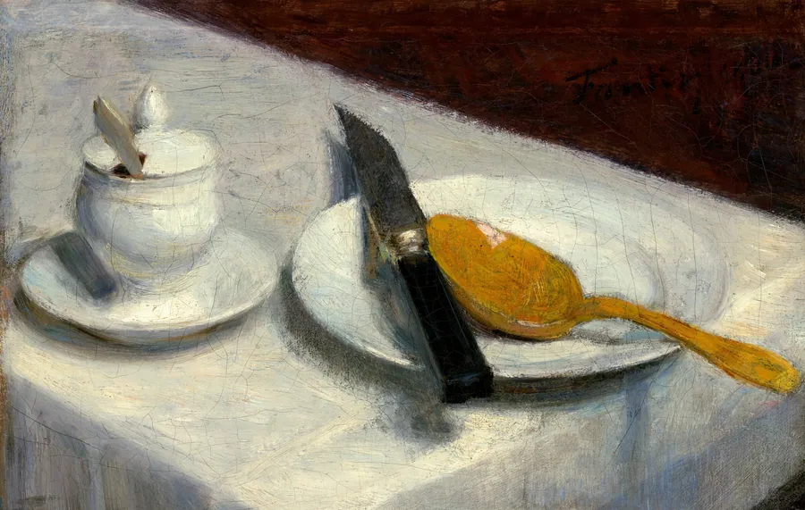 Still Life with Mustard Pot by Henri Fantin-Latour