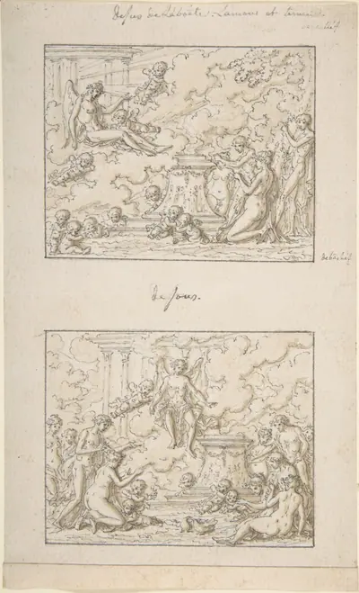 Designs for the Top and Bottom of a Small Rectangular Box