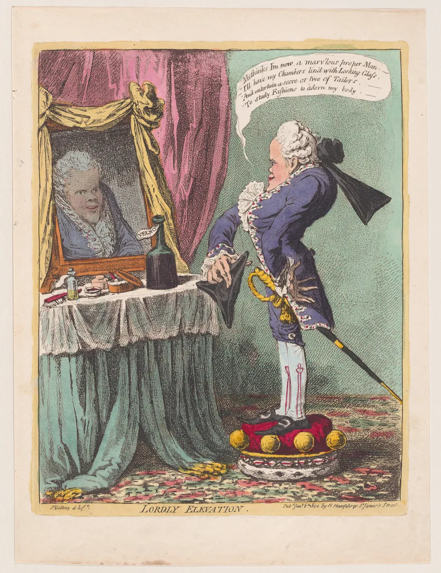 Lordly Elevation by James Gillray